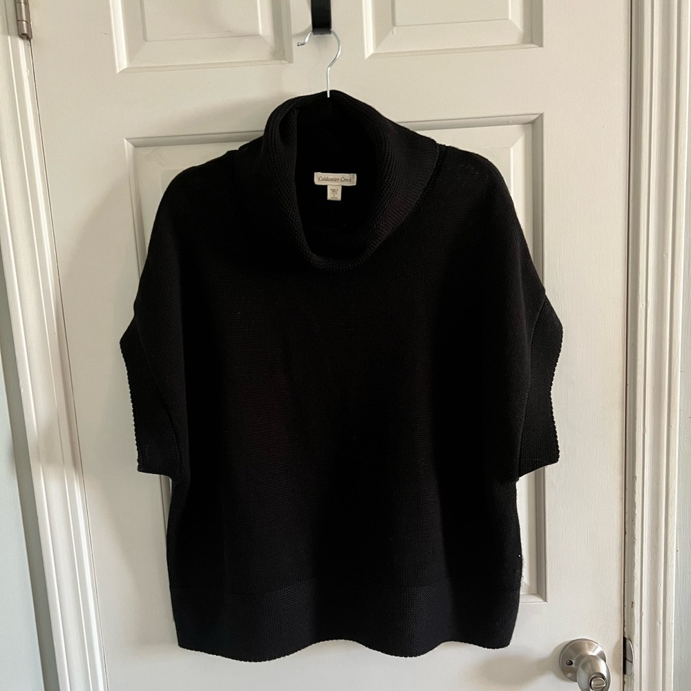Coldwater Creek black cowl neck sweater